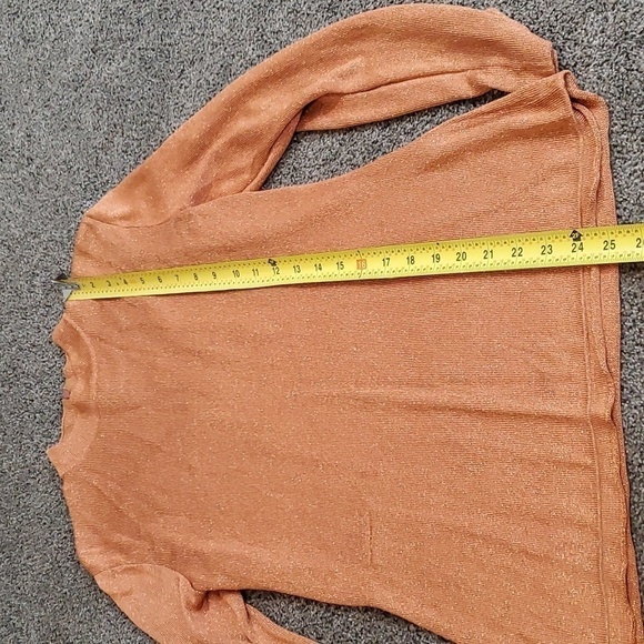 SoldT.JOHN Collection By Marie Gray Glitter Top Long Sleeve Sweater S - Picture 7 of 9